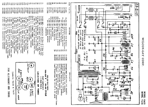 6AC5 ; Wilcox-Gay Corp.; (ID = 701584) Radio