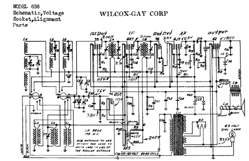 6B8 ; Wilcox-Gay Corp.; (ID = 1483105) Radio