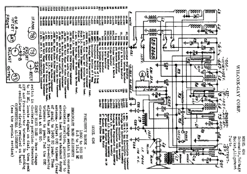 6D6 ; Wilcox-Gay Corp.; (ID = 702270) Radio