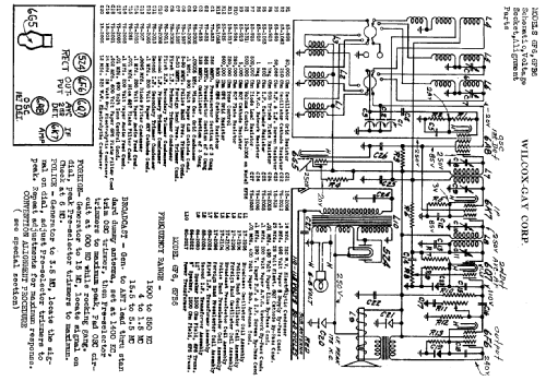 6F6 ; Wilcox-Gay Corp.; (ID = 702271) Radio