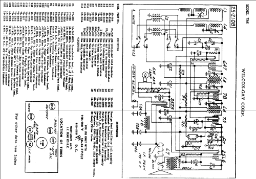 7B6 ; Wilcox-Gay Corp.; (ID = 702298) Radio