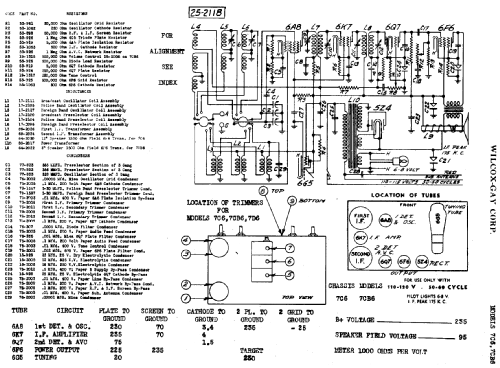 7C6 ; Wilcox-Gay Corp.; (ID = 702305) Radio