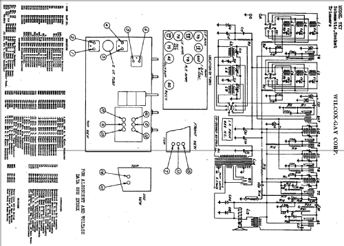 7k7 ; Wilcox-Gay Corp.; (ID = 701801) Radio