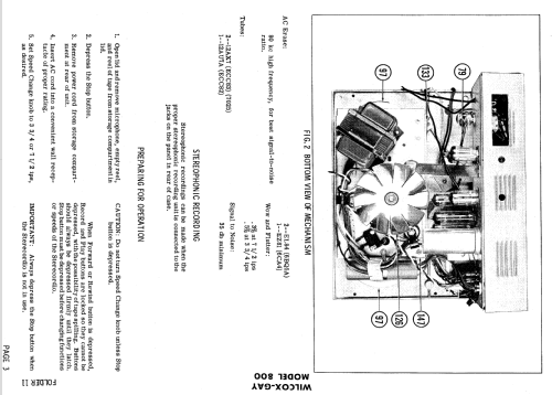 800 ; Wilcox-Gay Corp.; (ID = 643005) R-Player