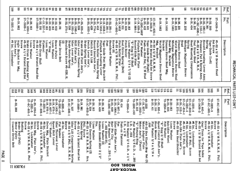 800 ; Wilcox-Gay Corp.; (ID = 643014) R-Player