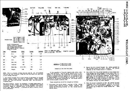 A-101 ; Wilcox-Gay Corp.; (ID = 699297) Radio