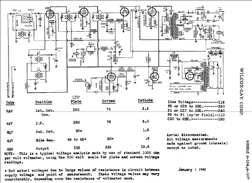 A107 ; Wilcox-Gay Corp.; (ID = 698352) Radio