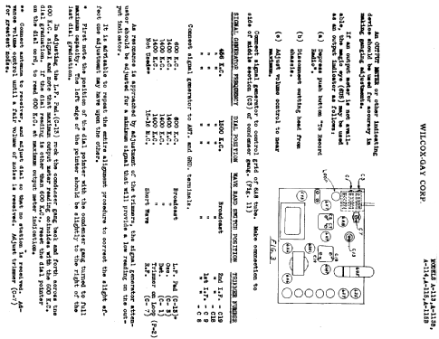 A115 ; Wilcox-Gay Corp.; (ID = 698539) Radio