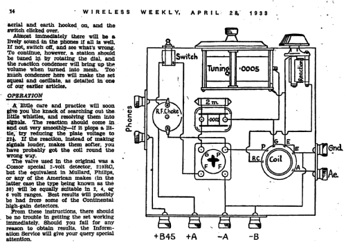 One valve Receiver ; Wireless Weekly (ID = 2250754) Bausatz
