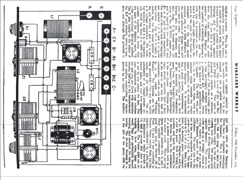 Tetrodyne Three ; Wireless Weekly (ID = 2686594) Kit