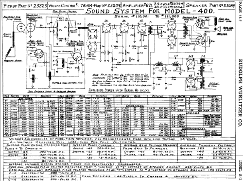 671 ; Wurlitzer Co., The (ID = 481909) Ampl/Mixer