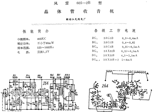 Fenglei 风雷 605-2B; Xinanjiang 新安江无... (ID = 799988) Radio