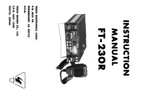 FT-230R /A ; Yaesu-Musen Co. Ltd. (ID = 1934167) Amat TRX