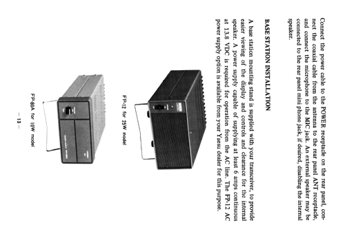 FT-230R /A ; Yaesu-Musen Co. Ltd. (ID = 1934190) Amat TRX