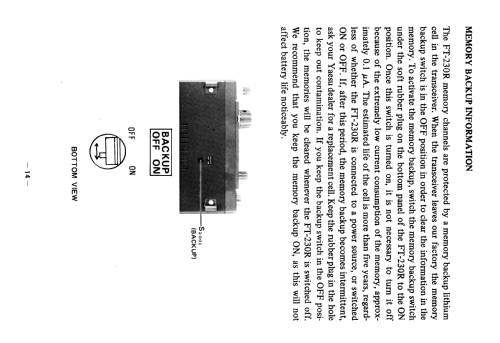 FT-230R /A ; Yaesu-Musen Co. Ltd. (ID = 1934191) Amat TRX