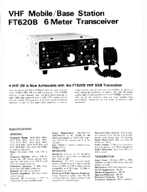 FT-620B ; Yaesu-Musen Co. Ltd. (ID = 2838792) Amat TRX