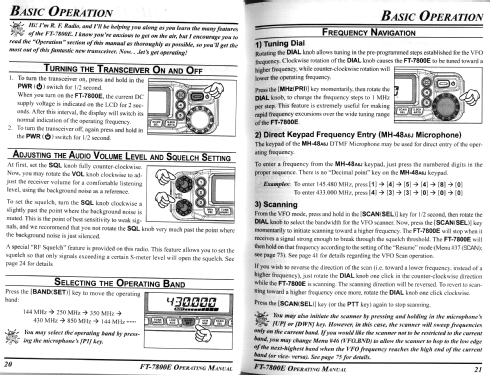 FT-7800E; Yaesu-Musen Co. Ltd. (ID = 2886437) Amat TRX