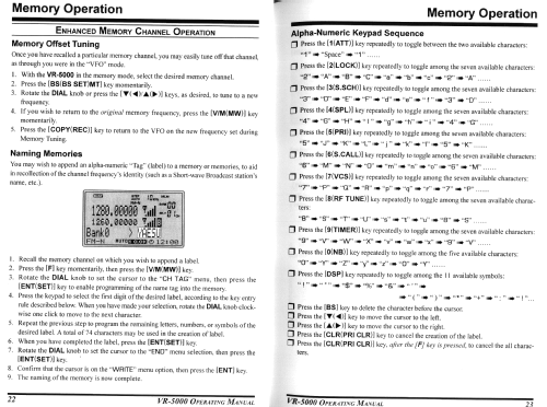 VR-5000; Yaesu-Musen Co. Ltd. (ID = 2883096) Amateur-R