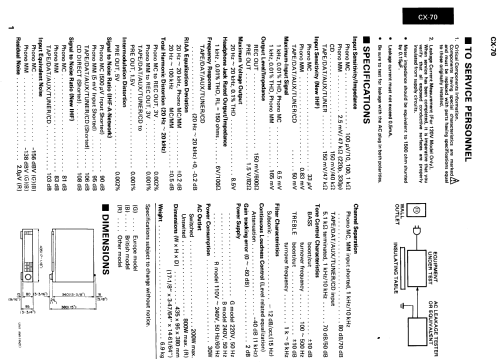 CX-70; Yamaha Co.; (ID = 1031586) Ampl/Mixer