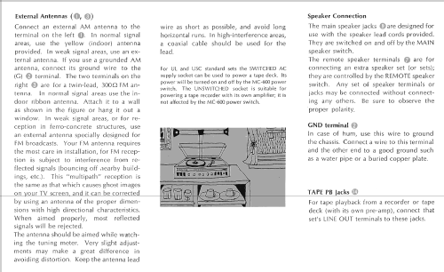 Modular Stereo System MC-600; Yamaha Co.; (ID = 680656) Radio