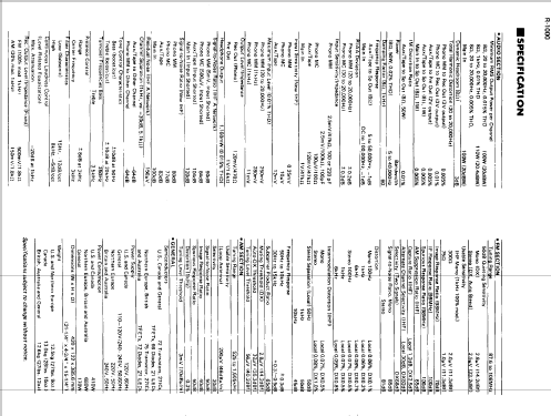 R-1000; Yamaha Co.; (ID = 993980) Radio