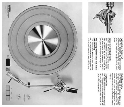 Stereo Turntable YP-800; Yamaha Co.; (ID = 1780114) Reg-Riprod