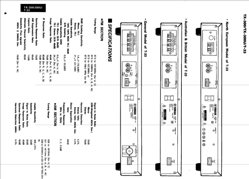 TX-300; Yamaha Co.; (ID = 1033456) Radio