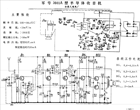 Junhao 军号 J601A; Yunnan 云南无线电厂 (ID = 801875) Radio