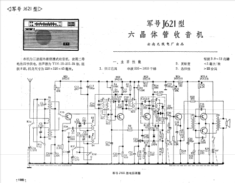 Junhao 军号 J621; Yunnan 云南无线电厂 (ID = 776979) Radio