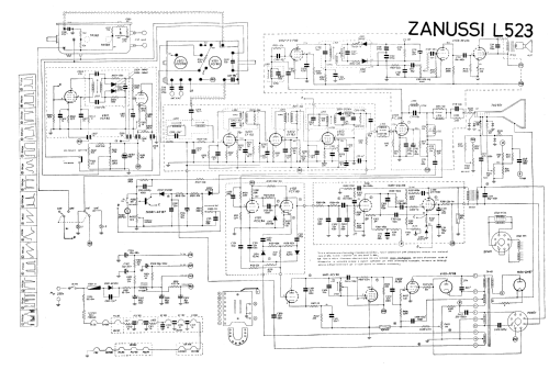 Televisore L523; Zanussi, Naonis, Rex (ID = 2870890) Fernseh-E