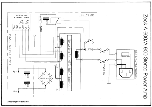 A900; Zeck Audio Iberica, (ID = 500485) Ampl/Mixer