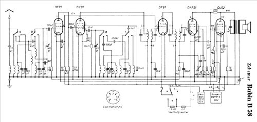 Rubin B58; Zehetner Radiobau- (ID = 280974) Radio