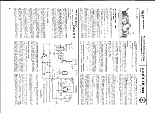Ultra Chassis 454U; Zehetner Radiobau- (ID = 2036737) Radio