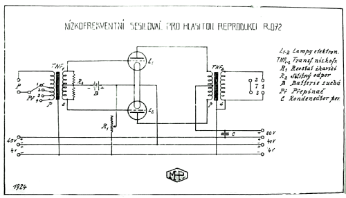 AF Amplifier R.072; Zenit, Prelouc (ID = 2399460) Verst/Mix