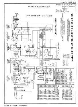 6-S-128; Zenith Brand, C & A (ID = 2946201) Radio