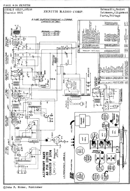 8-S-154; Zenith Brand, C & A (ID = 2946442) Radio