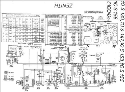 10S130 Ch= 1004; Zenith Radio Corp.; (ID = 20796) Radio