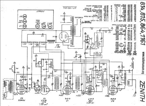 1161 Ch= 5611 5612; Zenith Radio Corp.; (ID = 20824) Radio