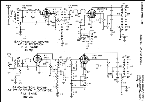 12H090 Ch=11C21; Zenith Radio Corp.; (ID = 491934) Radio