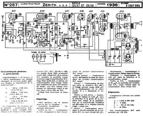 12L57 Ch=1202; Zenith Radio Corp.; (ID = 222850) Radio