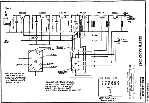 18E - Radio Zenith Radio Corp.; Chicago, IL, build 1928, 6 pictures ...