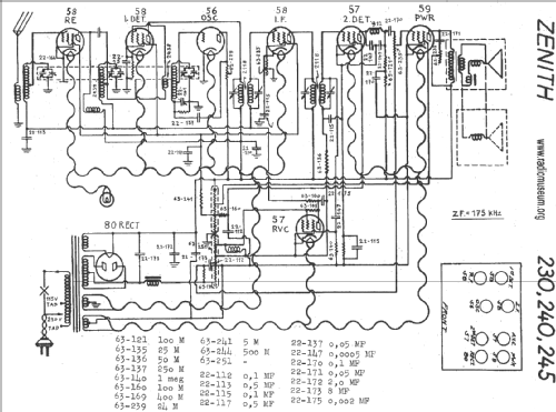 230 Ch= 2036; Zenith Radio Corp.; (ID = 20804) Radio