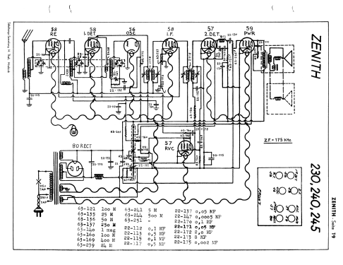 230 Ch= 2036; Zenith Radio Corp.; (ID = 2728456) Radio