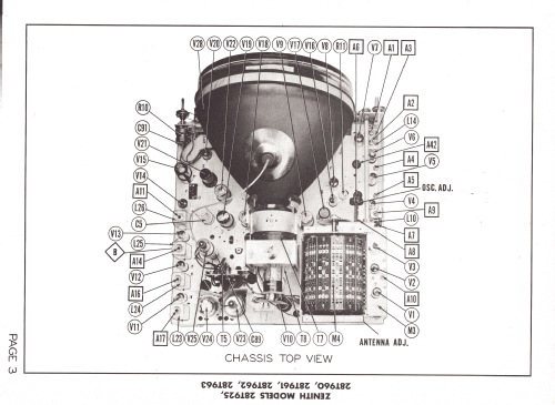 28T925RU The Mayflower Ch= 28F22; Zenith Radio Corp.; (ID = 1618931) Television