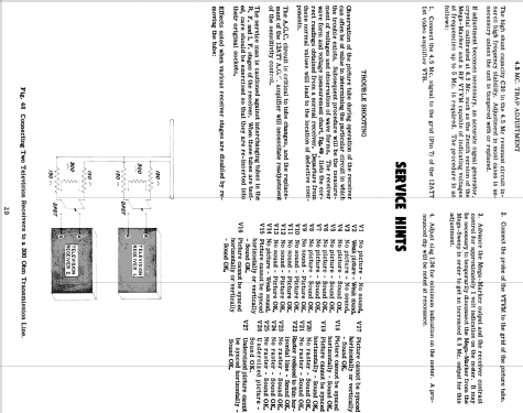 28T926R 'Claridge' Ch= 28F25; Zenith Radio Corp.; (ID = 1616614) Television