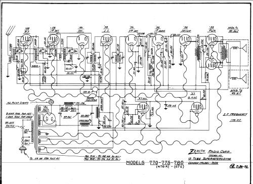 476 Ch= 2032; Zenith Radio Corp.; (ID = 325748) Radio