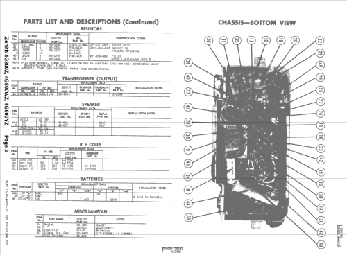 4G800ZW, 4G800WZ Zenette Ch= 4E41Z; Zenith Radio Corp.; (ID = 1451528) Radio