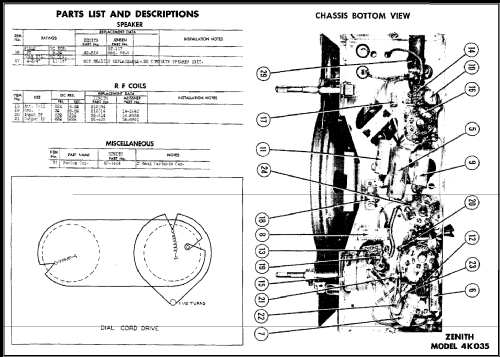 4K035 Ch= 4C53; Zenith Radio Corp.; (ID = 489309) Radio