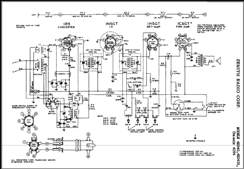 4K040G Ch= 4C54; Zenith Radio Corp.; (ID = 447734) Radio