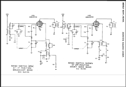 4K040G Ch= 4C54; Zenith Radio Corp.; (ID = 447735) Radio